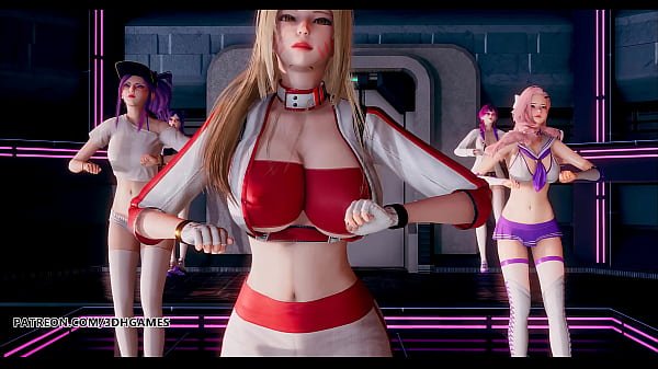 [MMD] Dreamcatcher – SCREAM Hot Striptease Ahri Akali Kaisa Evelynn Seraphine KDA League of Legends