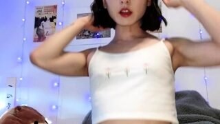 Amateur asian teen licks ass and sucks cock