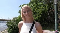 GERMAN SCOUT – NATURAL BLONDE TEEN SHARON WHITE WITH ROUND ASS FUCK AT MODEL JOB