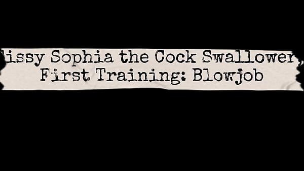 Teaser Sissy Sophia the Cock Swallower: First Anal Training: Pegging and Cum on my Feet – Mistress Julia