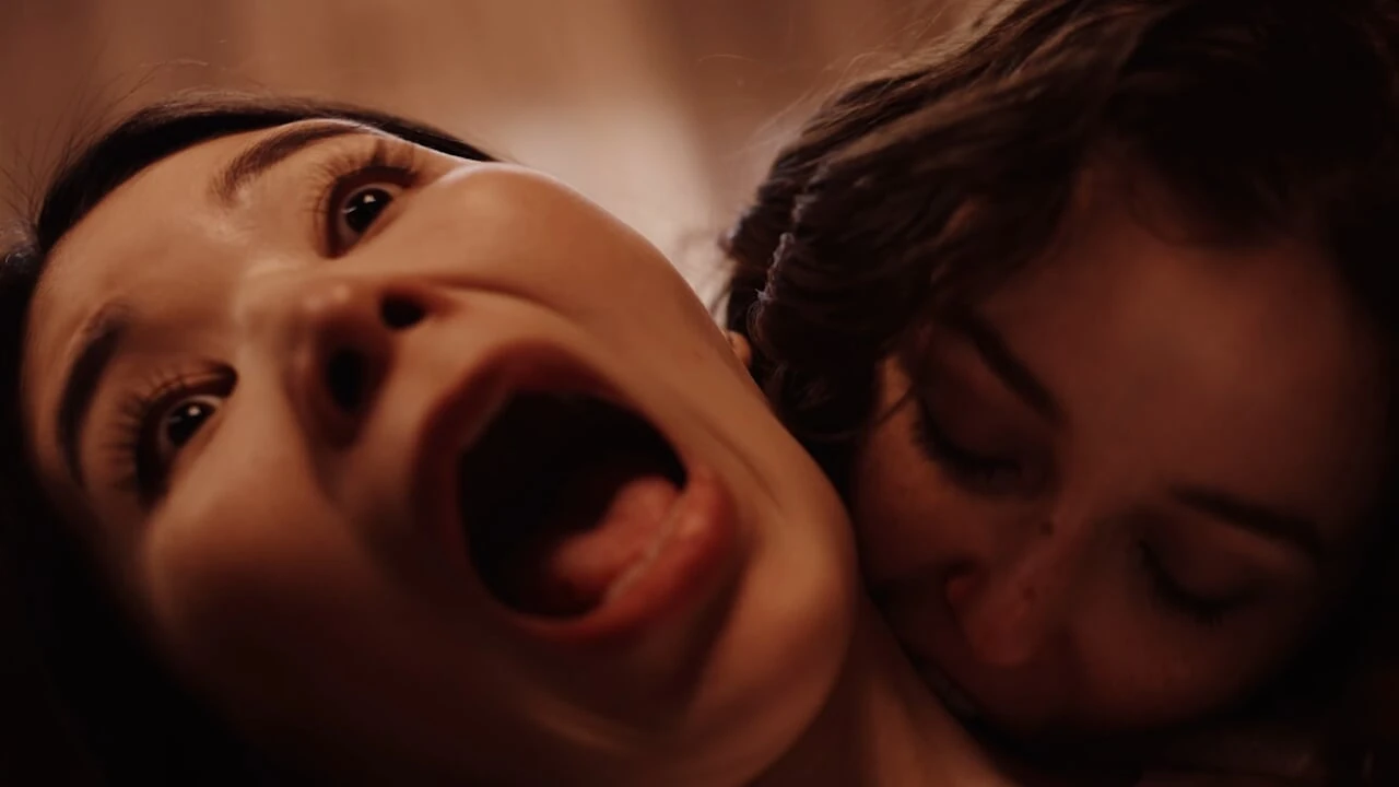 Japanese Asian Vampire Sex – Big Tits Babe Rikako Preyed by Nerdy Leana and Turned into Lesbian Demon