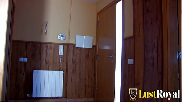 Perfect French Babe Fucks Muscled Plumber in the Bathroom