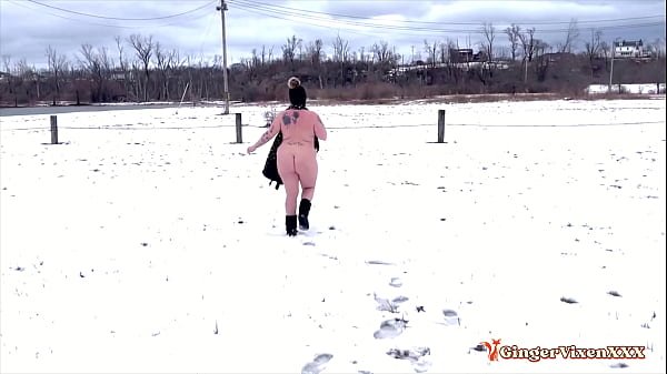 Winter Nudist Busted